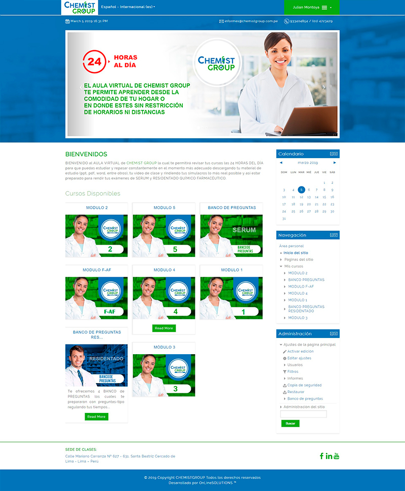 aula virtual - OnLineSOLUTIONS