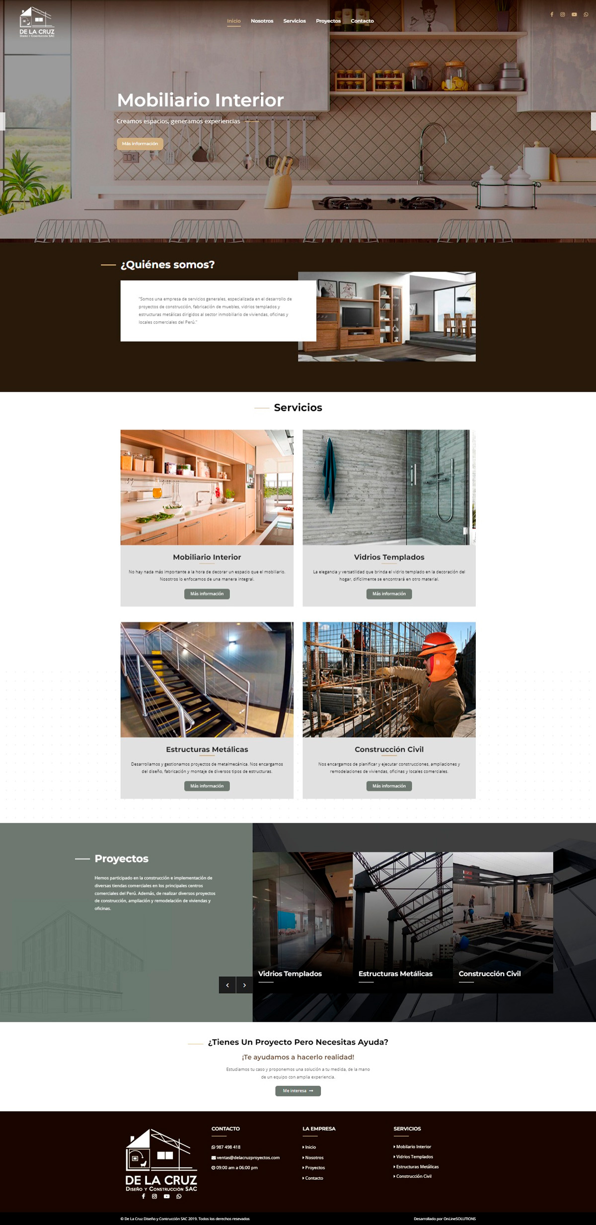 Página web - OnLineSOLUTIONS