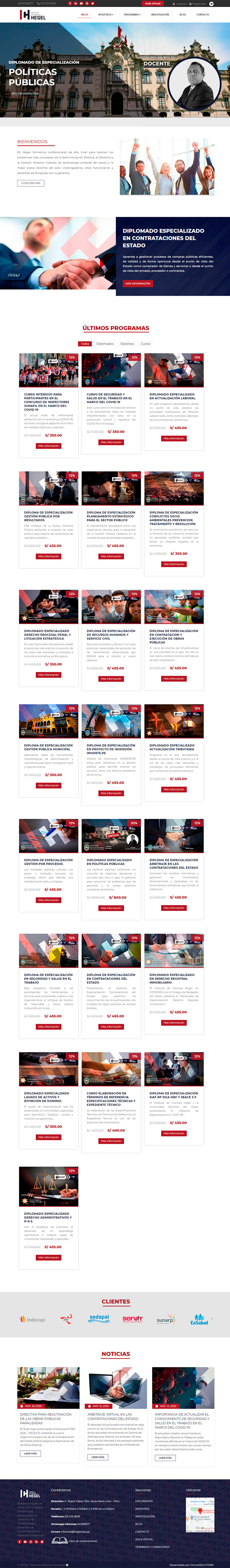 Página web - OnLineSOLUTIONS