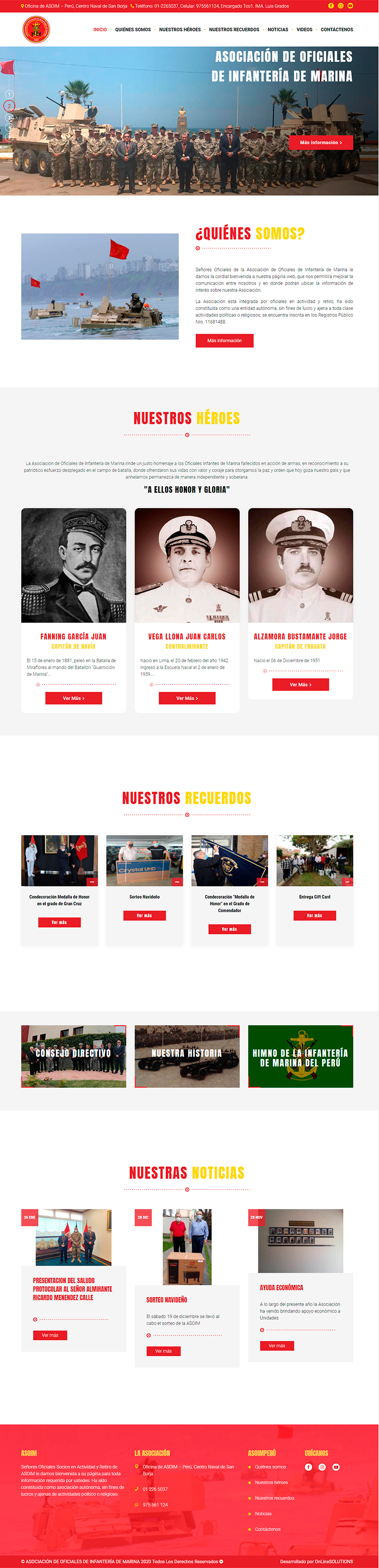 Página Web Administrable - OnLineSOLUTIONS