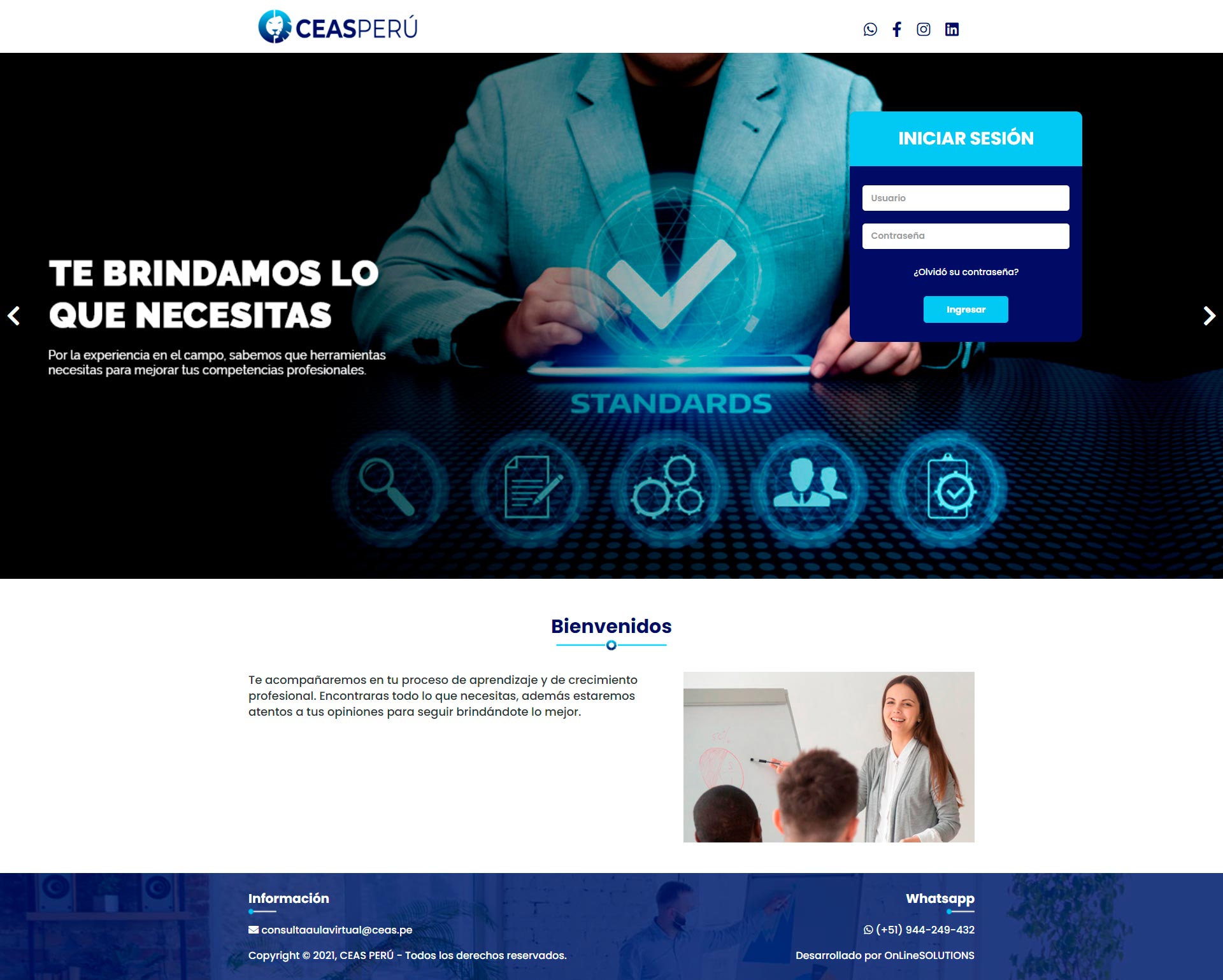 Aula Virtual - OnLineSOLUTIONS