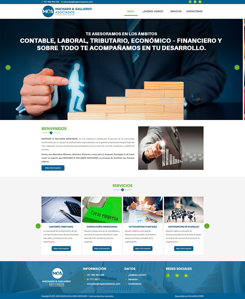 Página web - OnLineSOLUTIONS