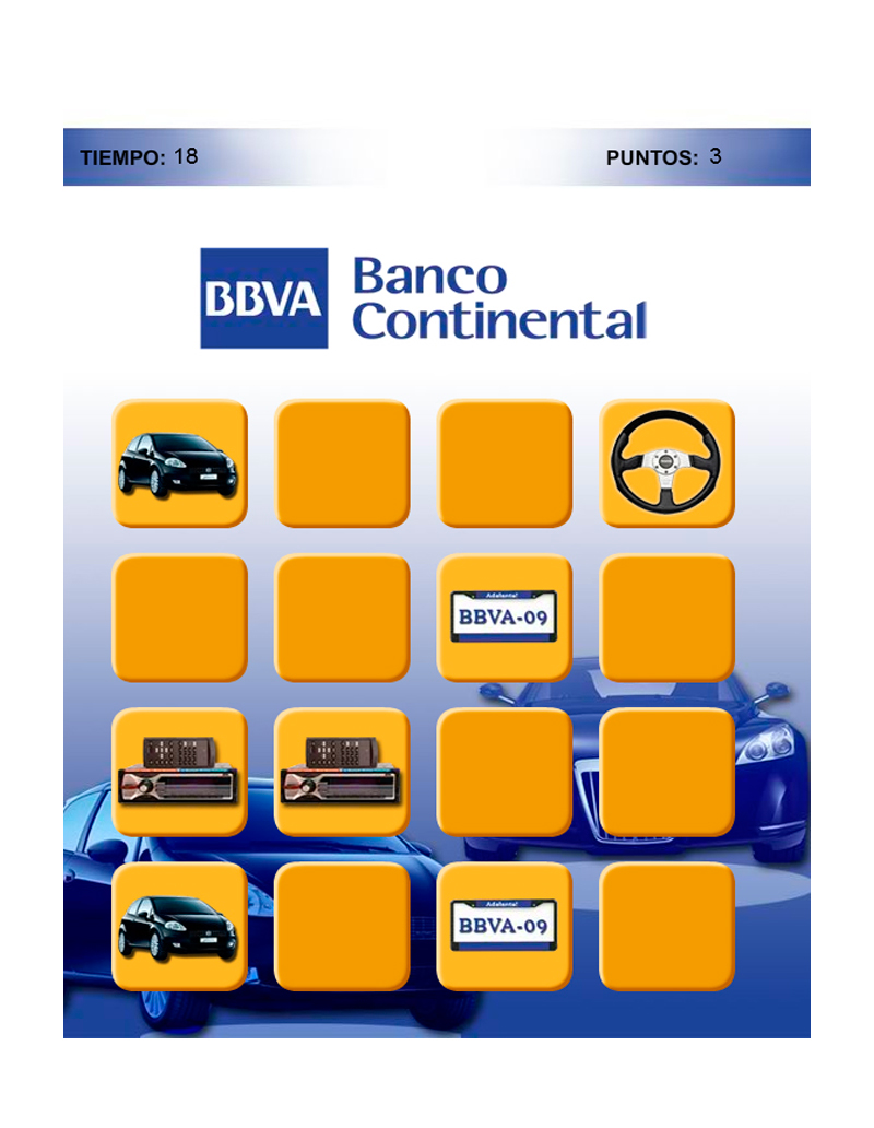 Juego Memoria Continental - OnLineSOLUTIONS