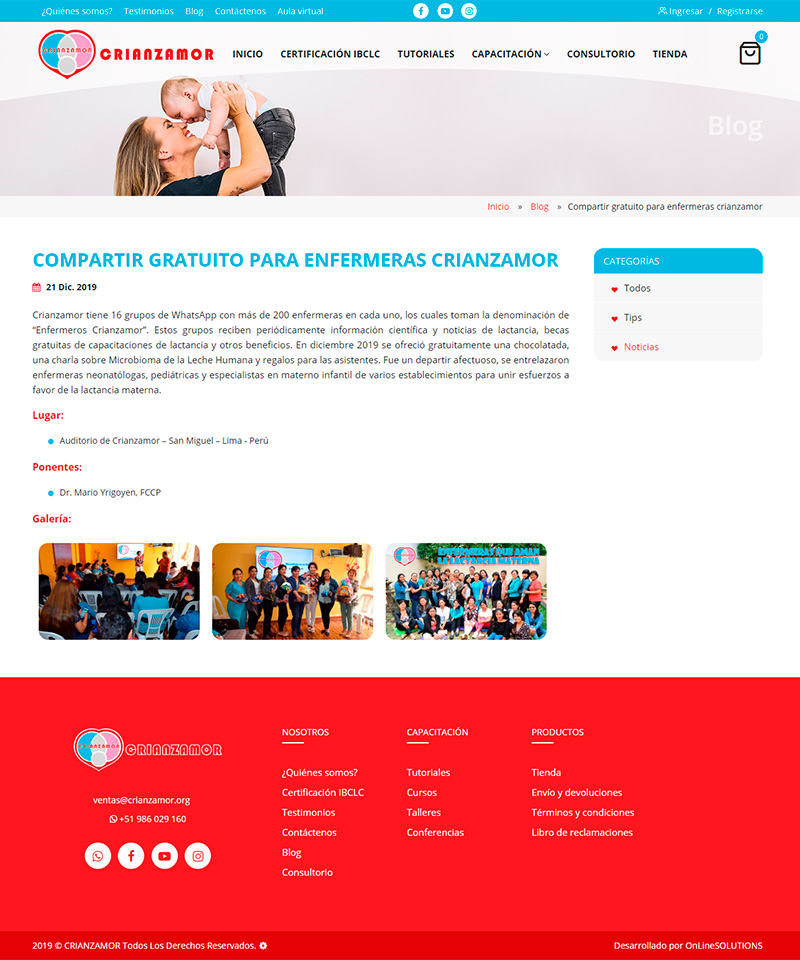 CRIANZA AMOR - Blog