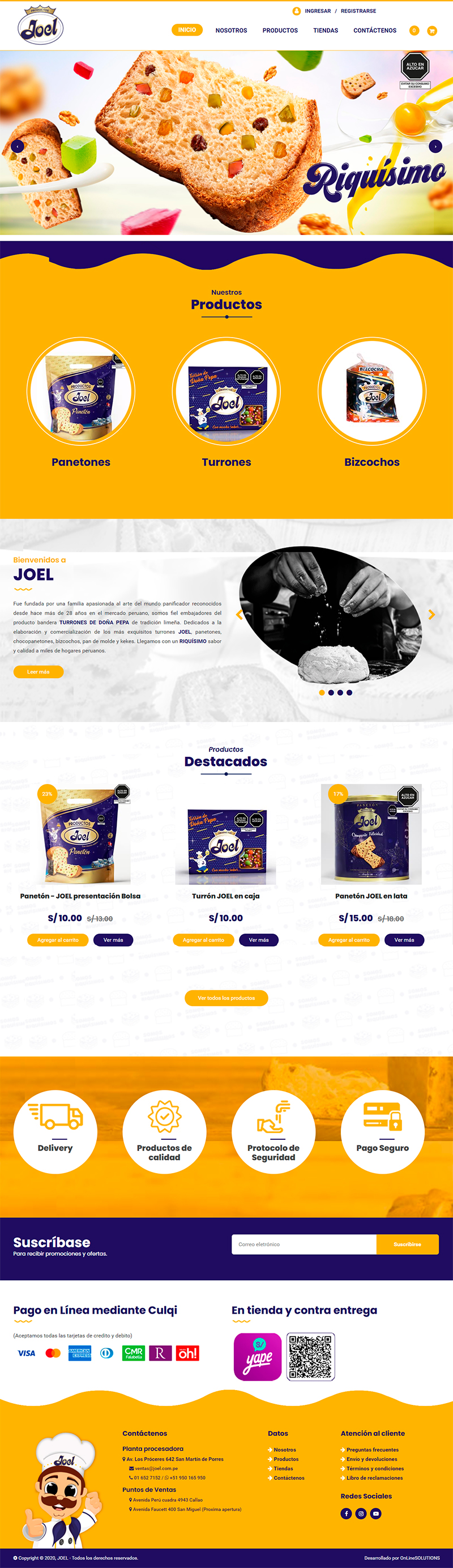 Página web administrable