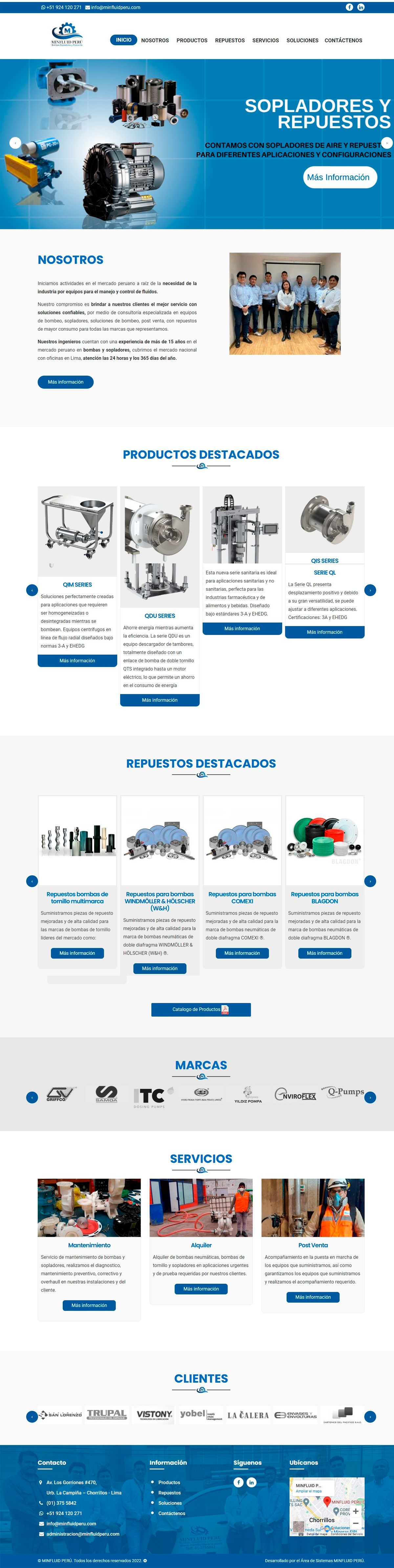Página web administrable