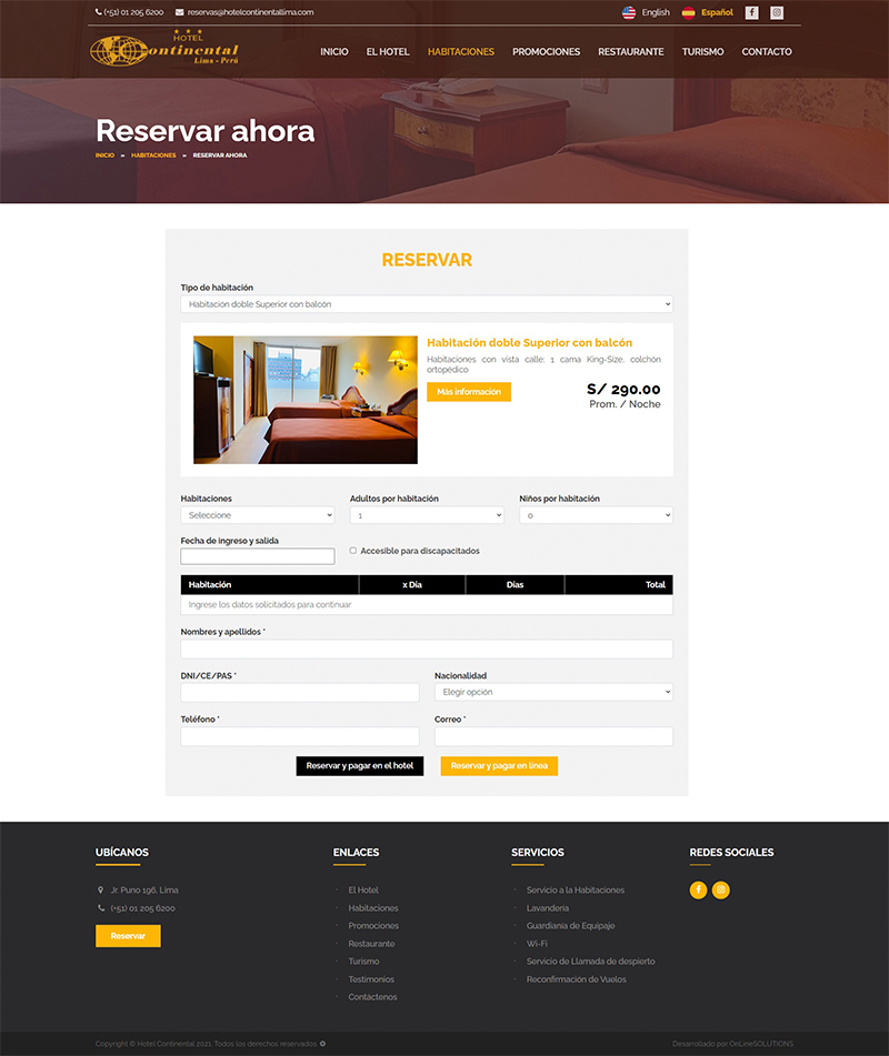Reservar ahora