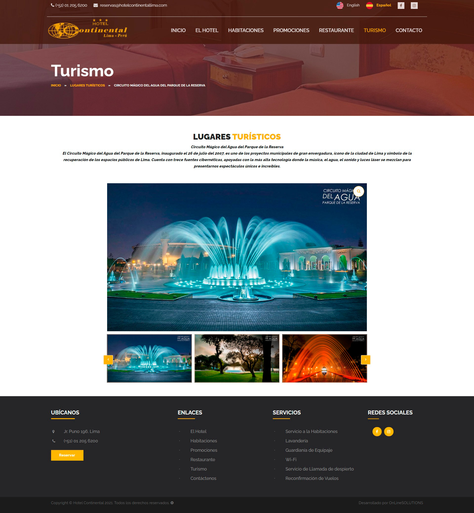 Turismo detalle