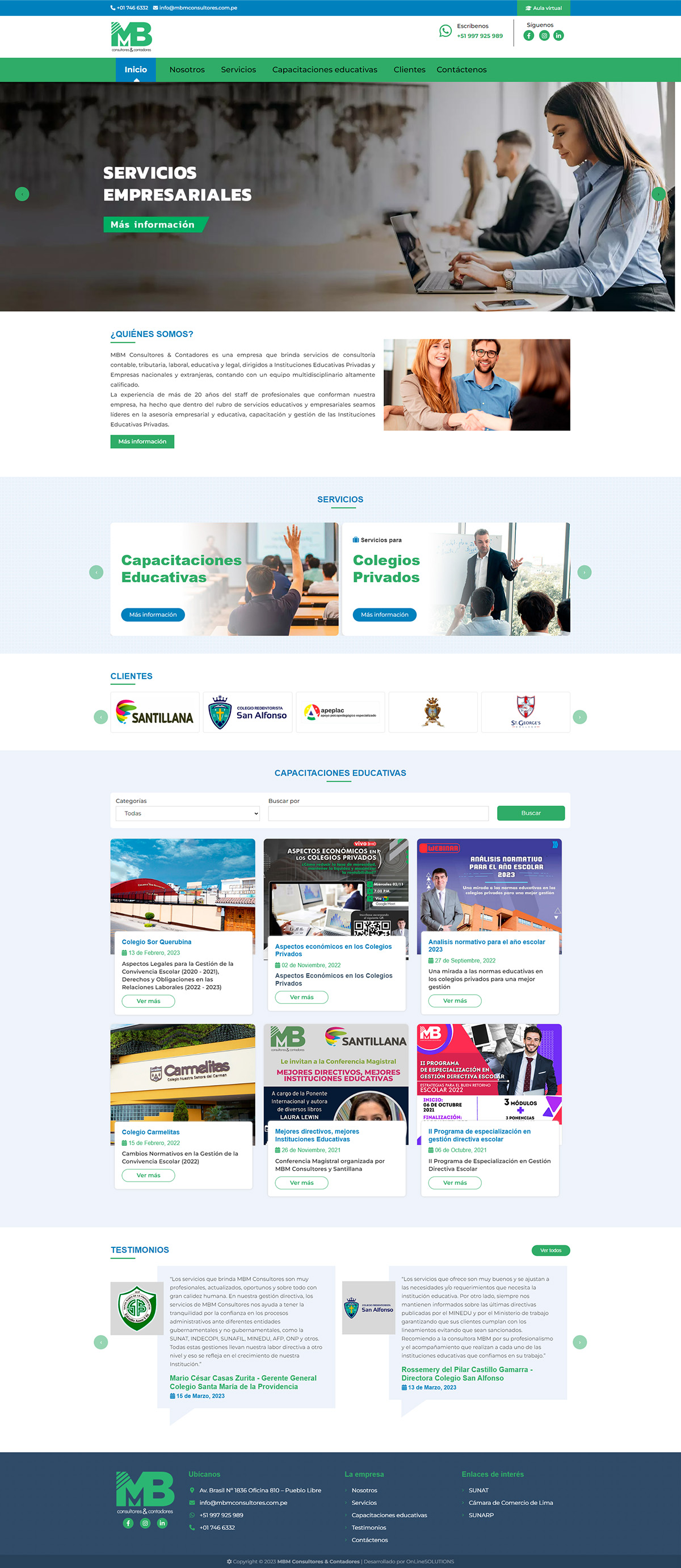 Página web
